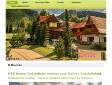 Tablet Screenshot of mtbhostel.pl
